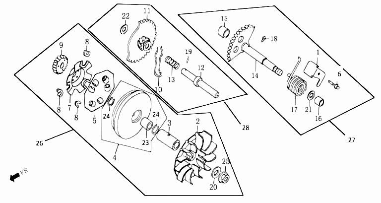motozp двигатель 150 кубов сборка схема 2